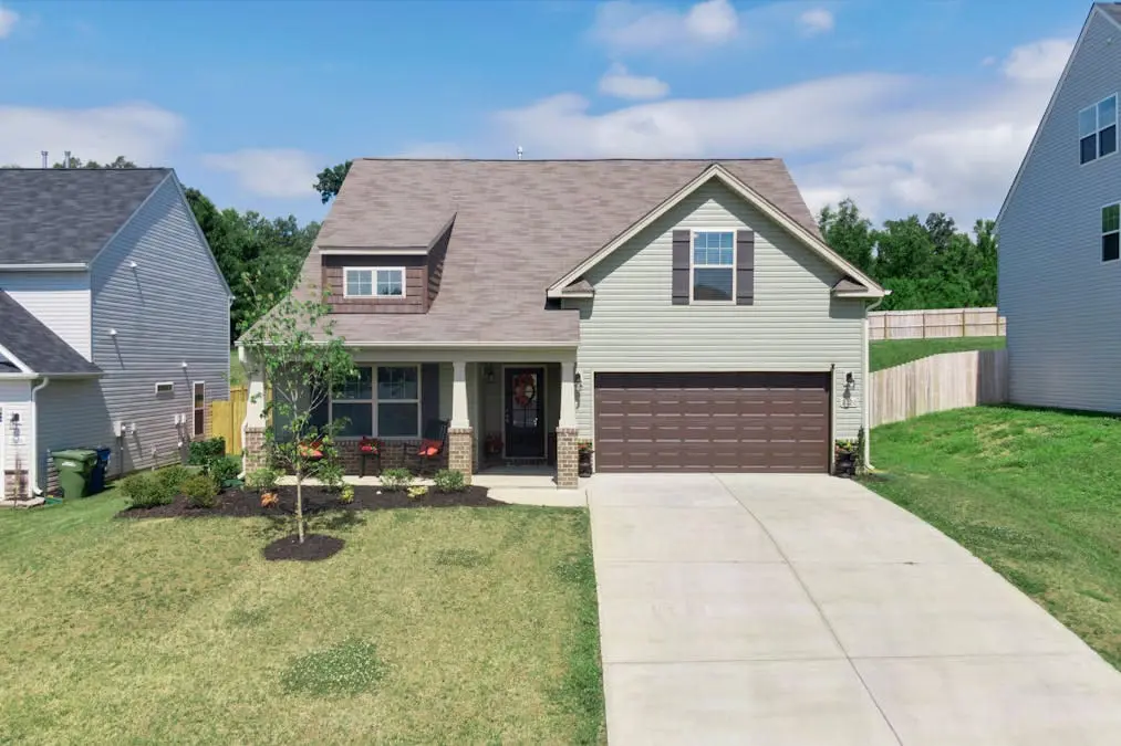 Freshly painted home exterior